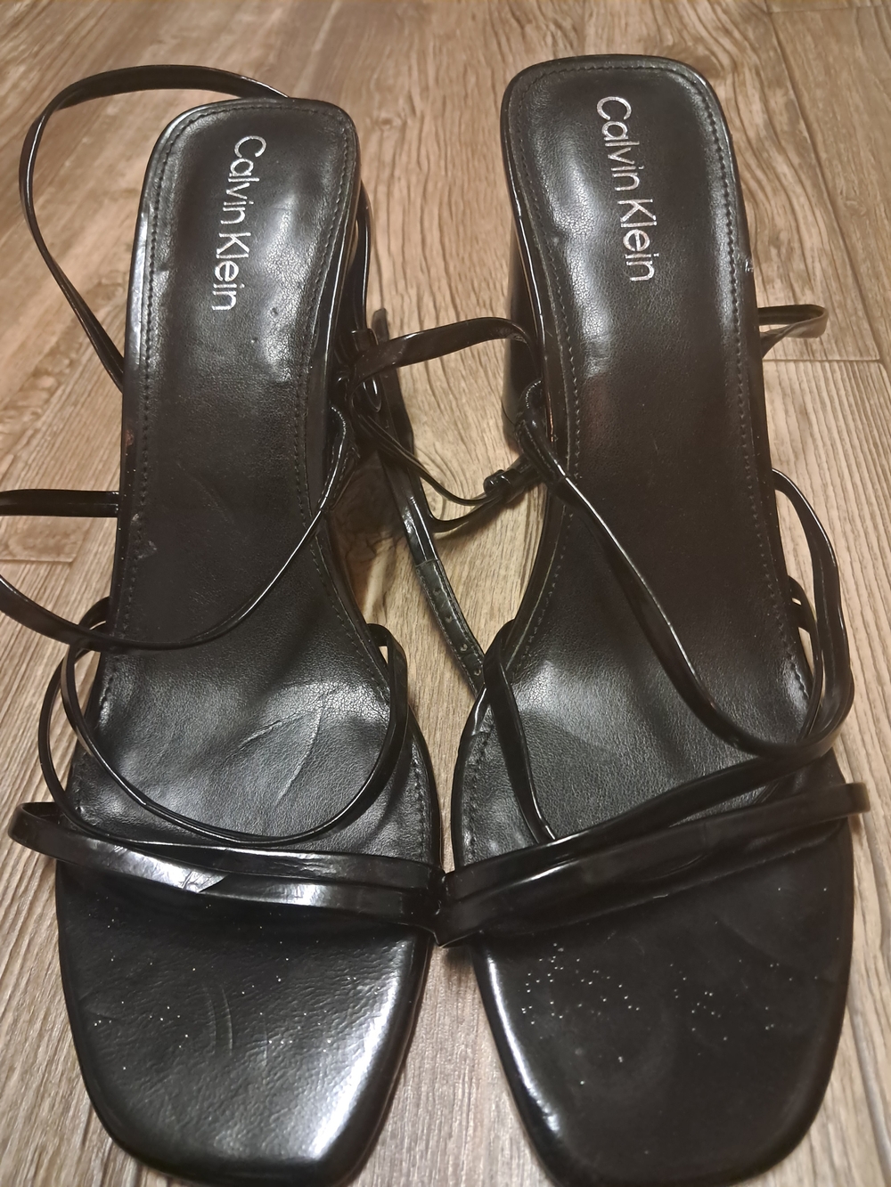 Calvin Klein Women's Black Strappy Sandals